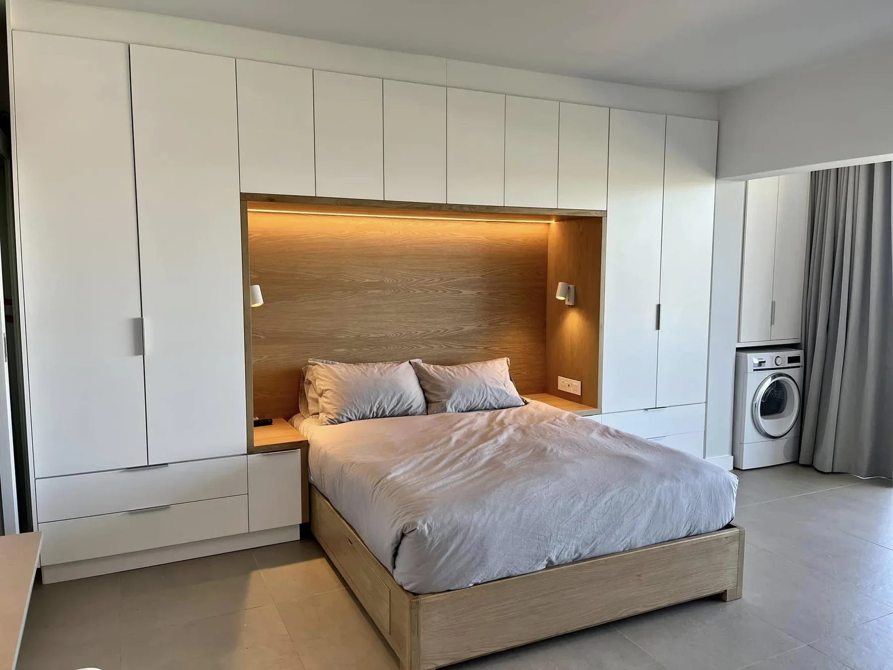 Fitted bedroom and integrated cabinetry by Country Kitchens
